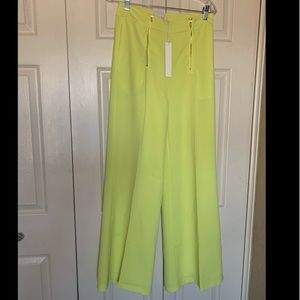 Revolve Line & Dot high rise double zip pants